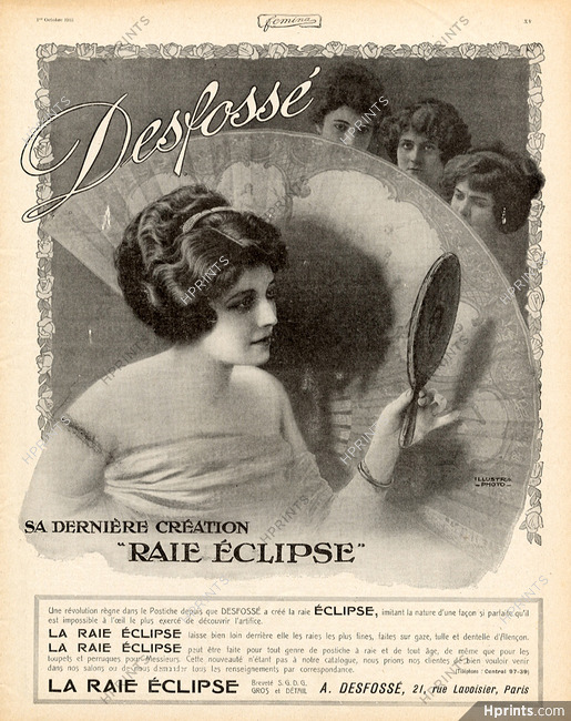 Desfossé (Hairstyle) 1913 ''Raie Eclipse''