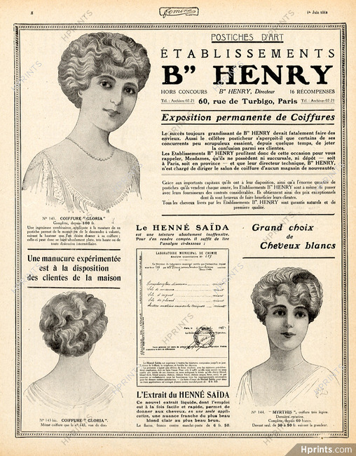 Henry (Hairstyle) 1913