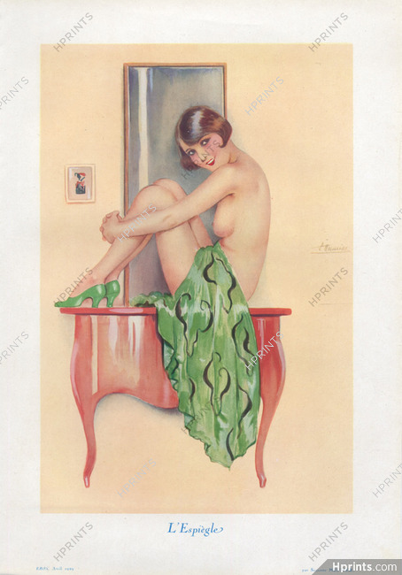 Suzanne Meunier 1929 L'Espiègle - The Roguish, Topless