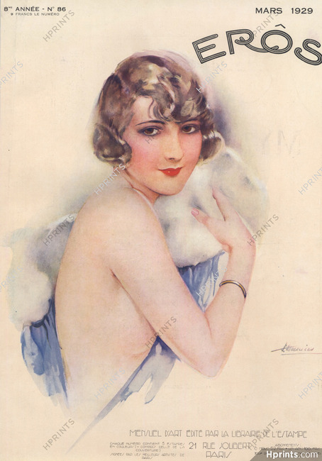 Suzanne Meunier 1929 Mars, Eros cover