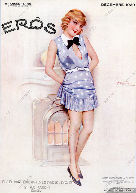 Suzanne Meunier 1929 Décembre, Eros Cover