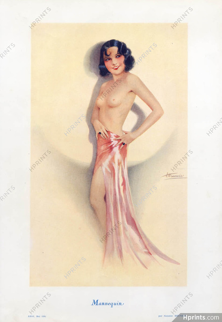 Suzanne Meunier 1930 Mannequin, Nude Model