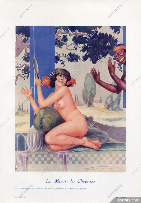 Vald'Es 1930 Le Miroir de Cléopâtre, Nude