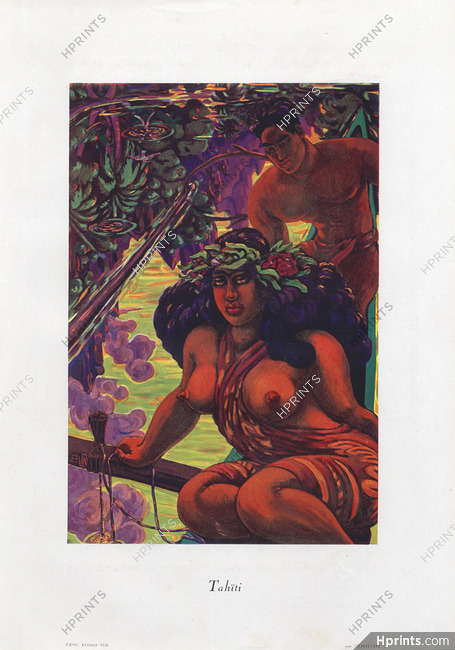 Morillot 1930 Tahïti, Tahitian Topless