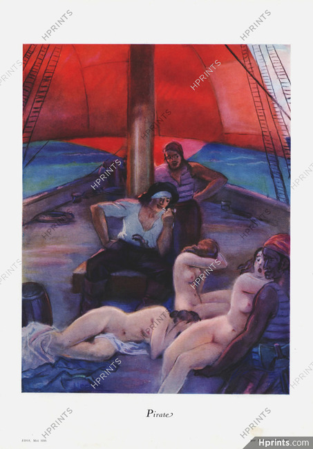 Jacques Leclerc 1930 Pirate, Nudes
