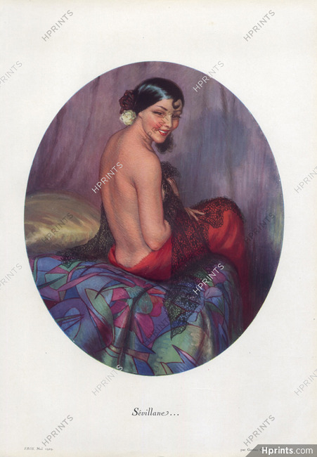 Cirmeuse 1929 Sévillane... Spanish Girl