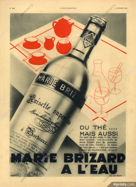 Marie Brizard (Liquor) 1932 Deruffe
