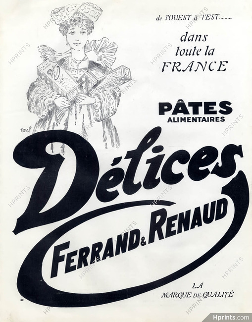 Ferrand & Renaud (Food) 1928 Delices, Erel