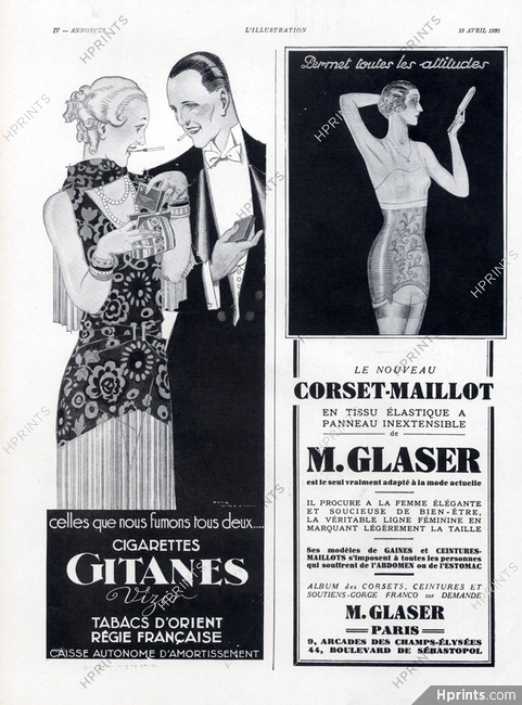 Gitanes (Cigarettes) 1930 René Vincent, Cigarette Holder