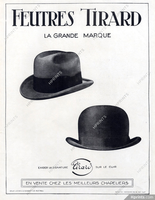 Tirard (Hats) 1928