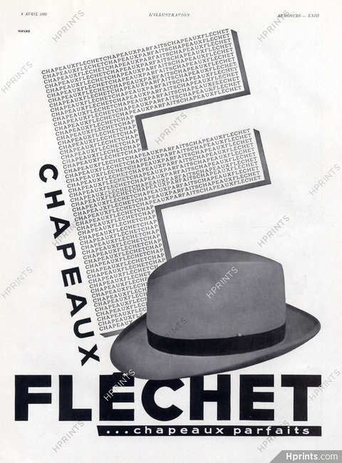 Fléchet (Hats) 1933