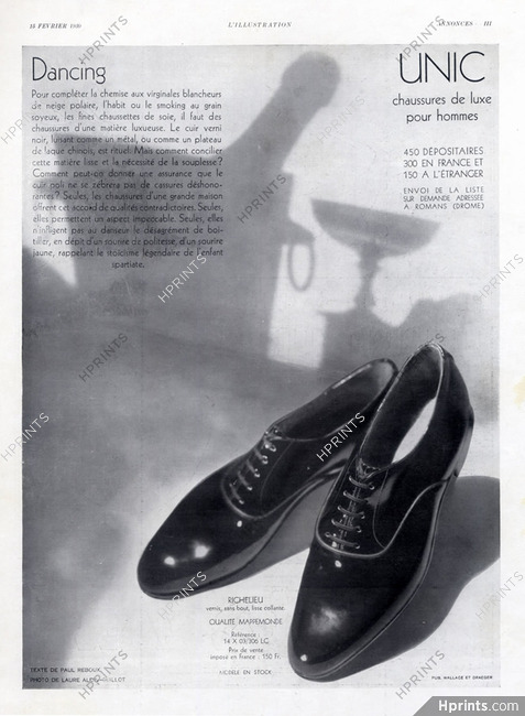 Unic (Shoes) 1930 Dancing