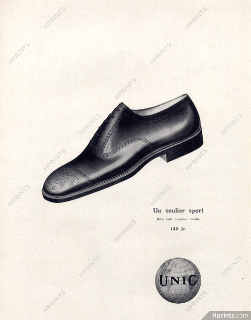 Unic (Shoes) 1924 Soulier Sport
