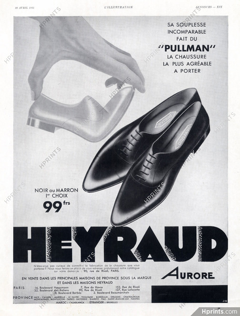 Heyraud (Shoes) 1933 Aurore
