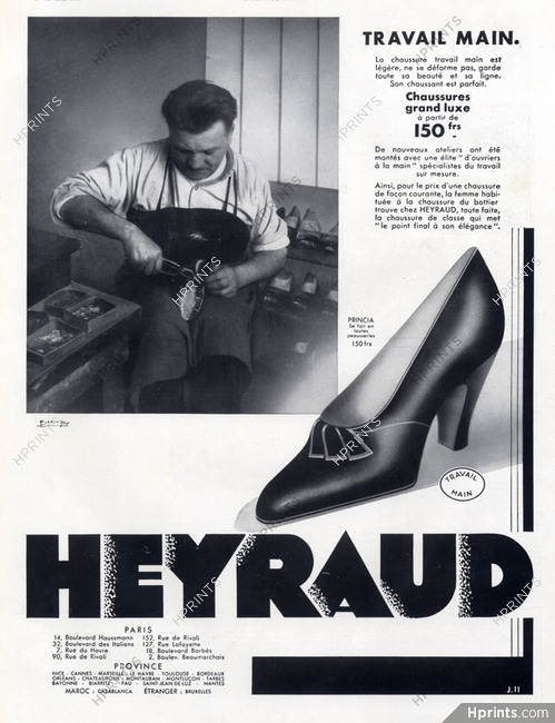 Heyraud (Shoes) 1933 Princia, Jacques Branger