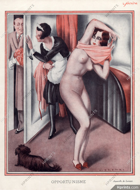 Fabius Lorenzi 1931 Opportunisme, Nude Maid