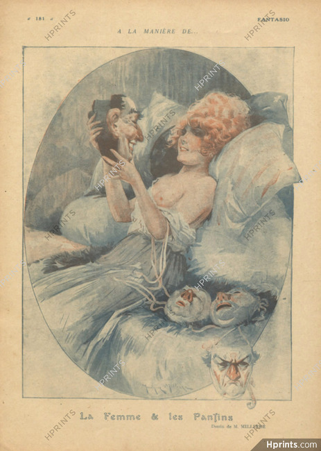 Maurice Milliere 1918 La Femme & les Pantins, Puppets