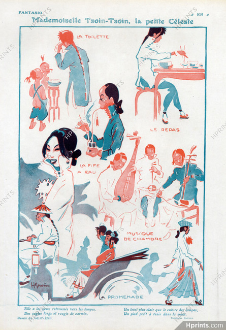 Henri Gervèse 1922 "Miss Tsoin-Tsoin" Asian