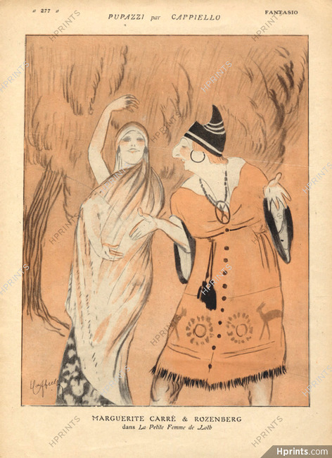 Leonetto Cappiello 1918 Marguerite Carré & Rosenberg