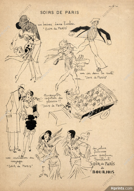 Bourjois (Perfumes) 1929 Paul Dufau Comic Strip