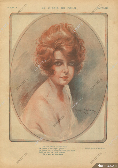 Maurice Milliere 1918 Portrait