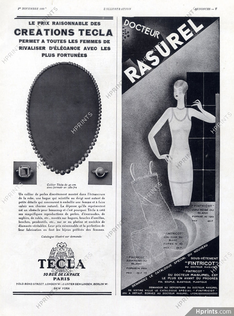 Docteur Rasurel (Underwear) 1930