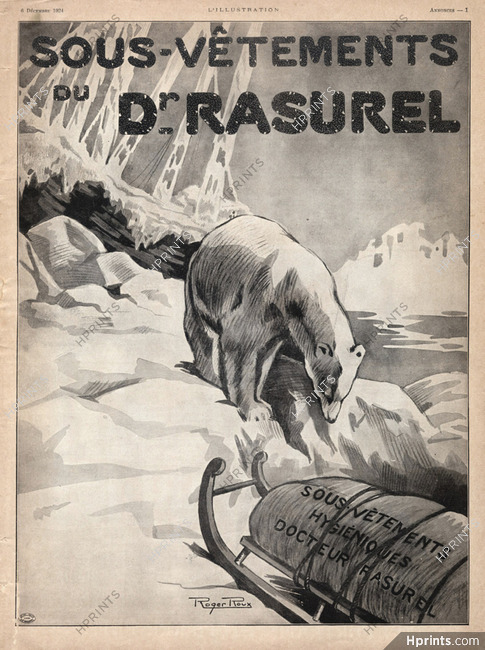 Docteur Rasurel (Underwear) 1924 Polar Bear, Roger Roux