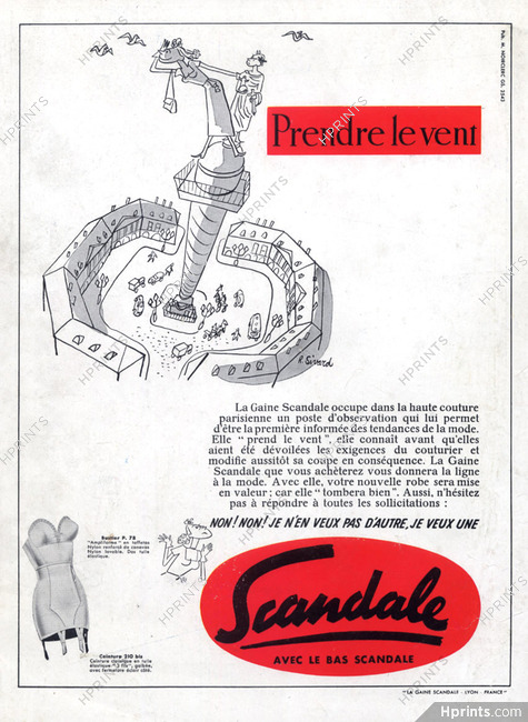 Scandale (Lingerie) 1954 Sivard