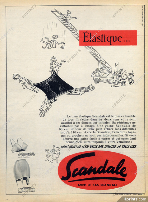 Scandale (Lingerie) 1954 Robert Sivard