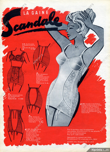 Scandale (Lingerie) 1951 Combiné