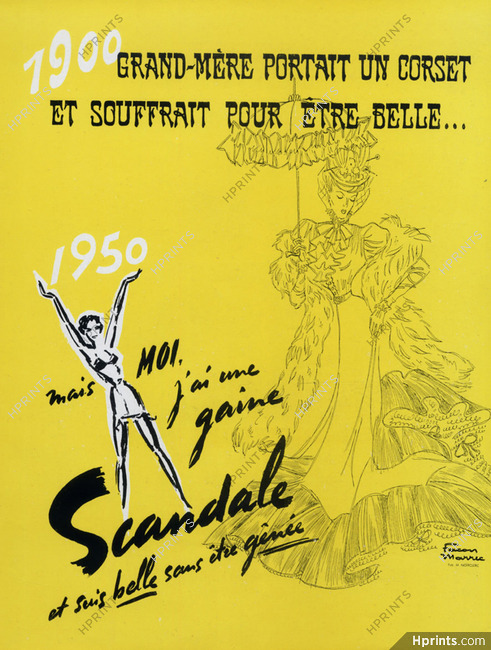 Scandale (Lingerie) 1950 Girdle, Facon Marrec