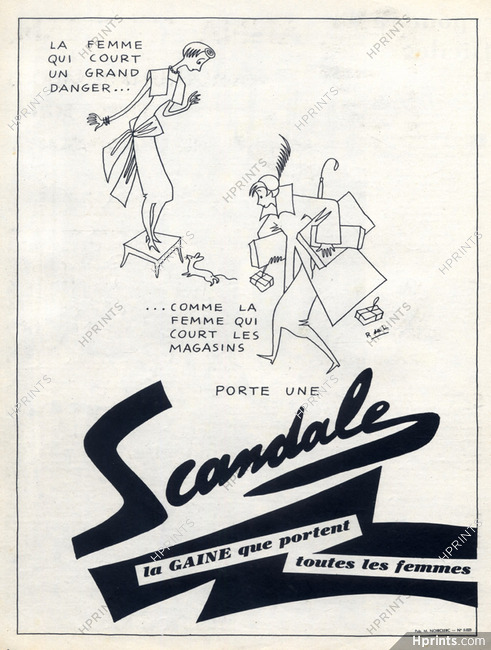 Scandale 1950 Girdle, Raymond de Lavererie
