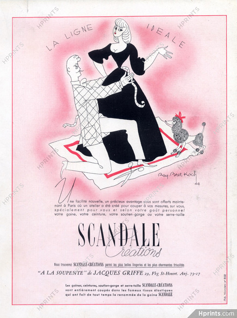 Scandale (Lingerie) 1948 Raymond Bret-Koch