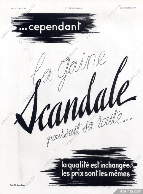 Scandale (Lingerie) 1939