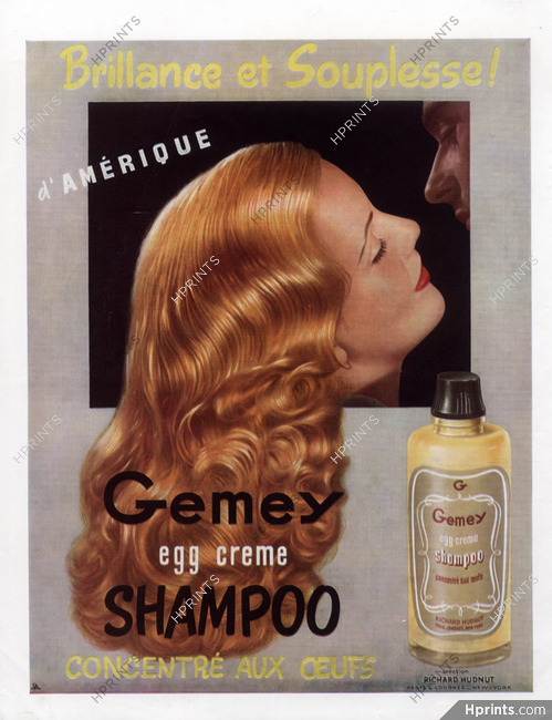 Gemey (Shompoo) 1951 Creation Richard Hudnut, Hairstyle