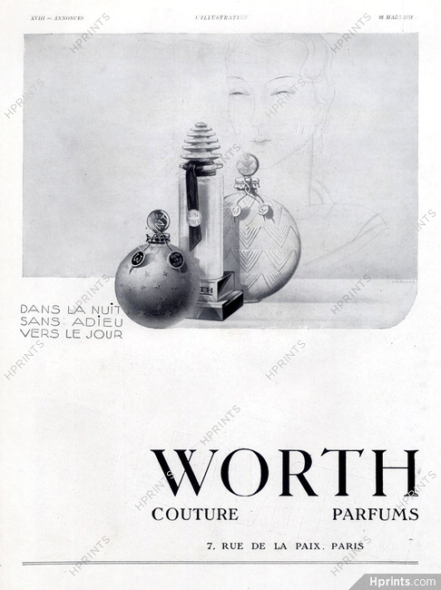Worth (Perfumes) 1931 Dans La Nuit, Vers Le Jour
