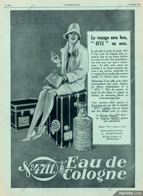 N°4711 Eau de Cologne (Perfumes) 1928 Luggage, Lutz Ehrenberger