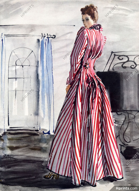 Hattie Carnegie 1939 Bouët-Willaumez Coat Evening Gown