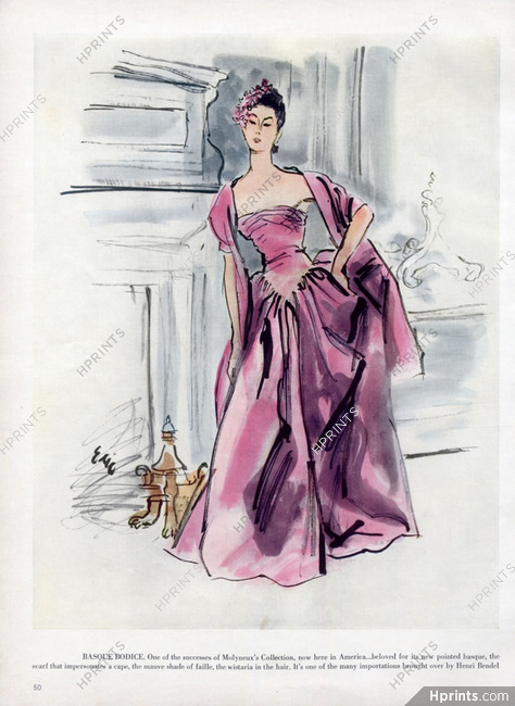 Molyneux 1939 Evening Gown Eric