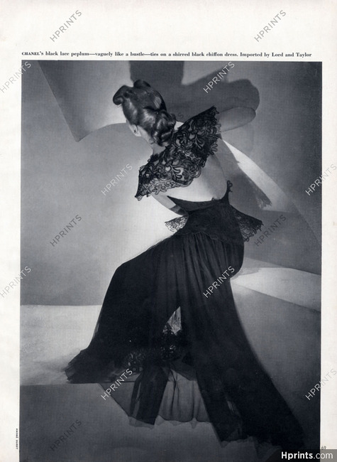Chanel 1939 André Durst Chiffon Dress