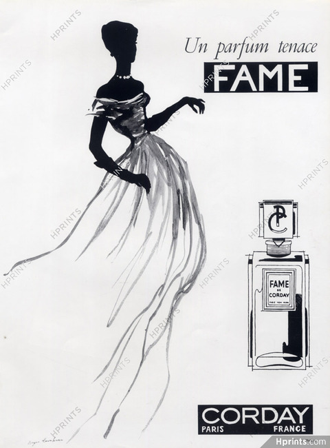 Corday (Perfumes) 1956 Fame
