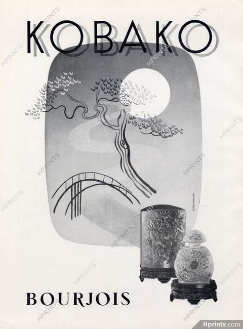 Bourjois (Perfumes) 1942 Kobako