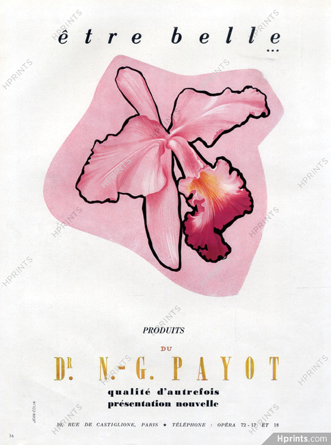 Payot, Dr N.G. (Cosmetics) 1947 Jean Colin