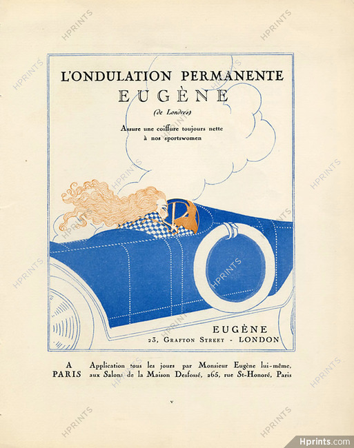 Eugène 1920 Hairstyle, Gazette du Bon Ton