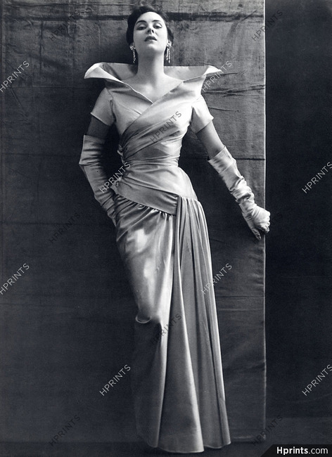 Jeanne Lanvin 1950 Evening Gown, Lamarre, Philippe Pottier