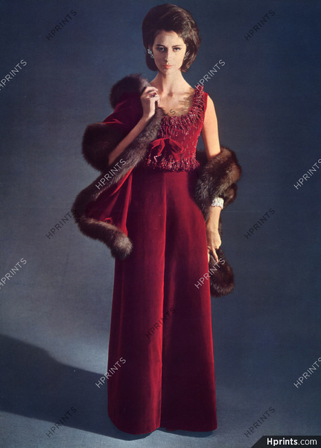 Christian Dior 1959 Robe du Soir en Velours