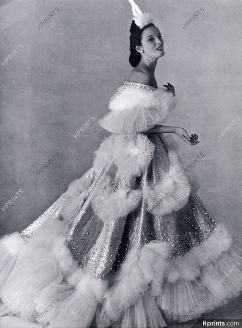 Christian Dior 1950 Robe de Bal, Philippe Pottier