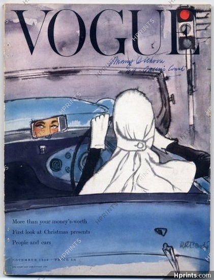 British Vogue November 1953 The home of Christian Dior in Paris, 192 pages