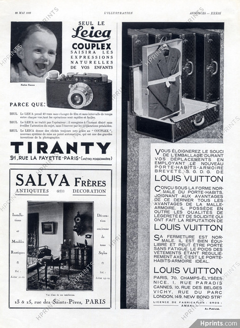 Louis Vuitton (Luggage) 1932 Porte-Habits-Armoire