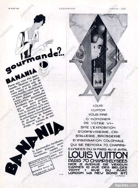 Louis Vuitton Vintage Ad Print - 1930's